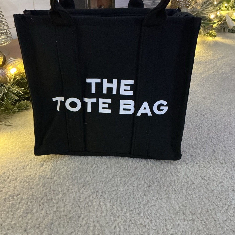 Elegant Black Tote Bag